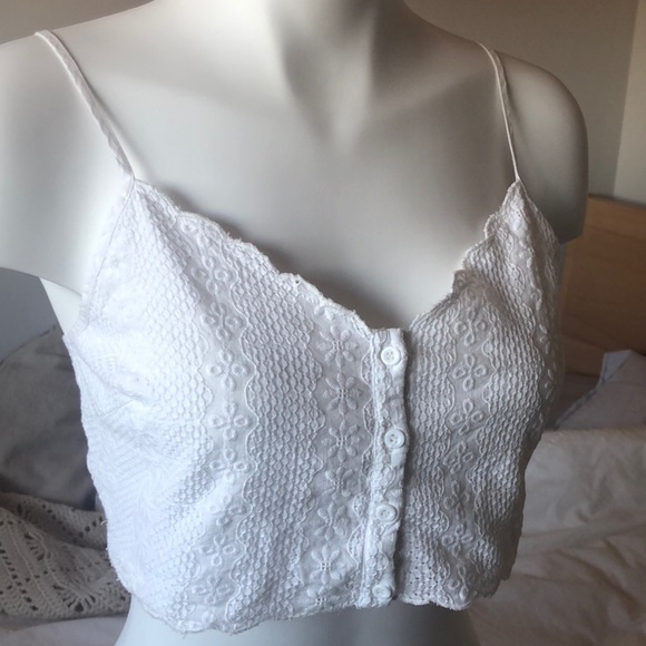 Forever 21 Tops - Forever21 White Bandeau Tank Top